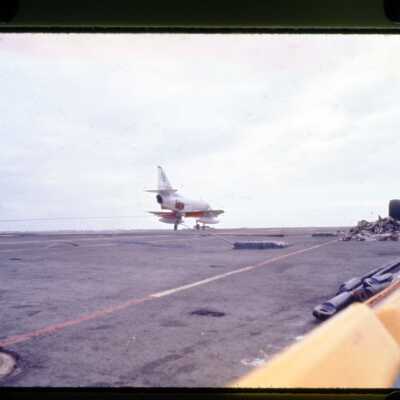 A-4 Skyhawk Lands on The USS Yorktown (CVS-10)