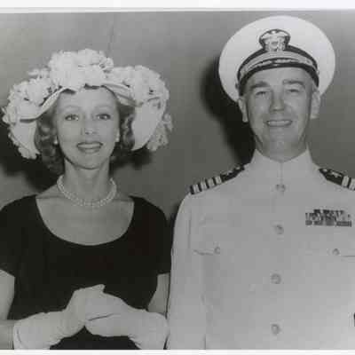 Rear Admiral Frederick Julian Becton with his wife, Elizabeth Becton