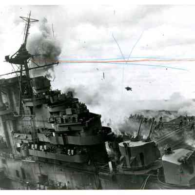 Explosions Rock the USS Franklin