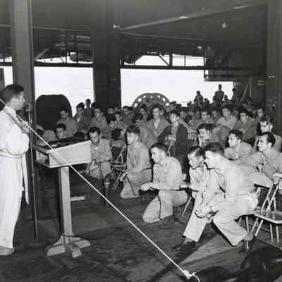 Mass Aboard the USS Yorktown (CV-10)