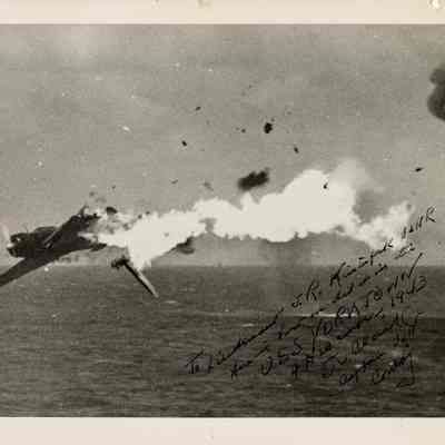 Signed Photograph of the "Flaming Kate"