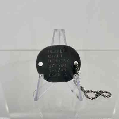 Dog Tag of Gerald Hennesy