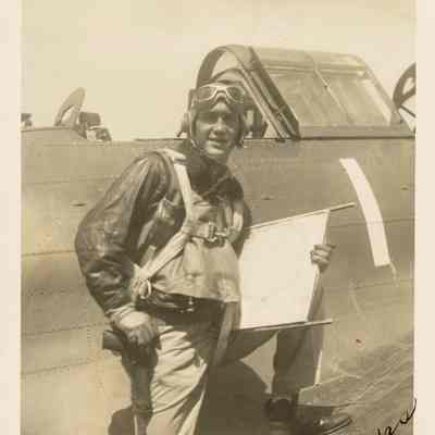 "Ridge" Radney With his Dauntless