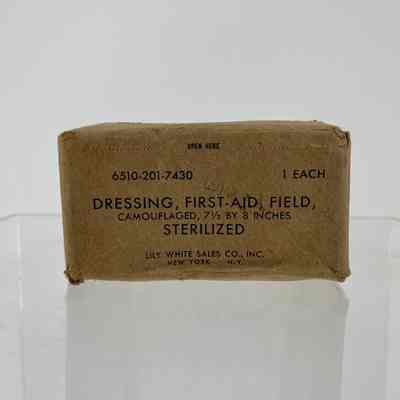 Camouflaged Field Dressing in Original Packaging