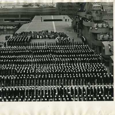 USS Yorktown (CV-10) Commissioning