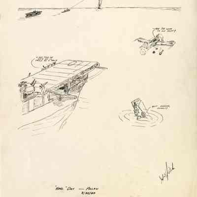 Fitch's interpretation of the Yorktown's raid on Palau.
