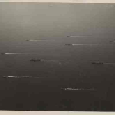 The USS Yorktown (CVA-10) with her Task Force
