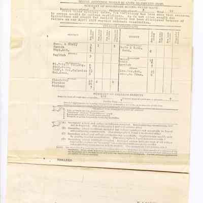 Elisha "Smokey" Stover's Certificate Action Slip