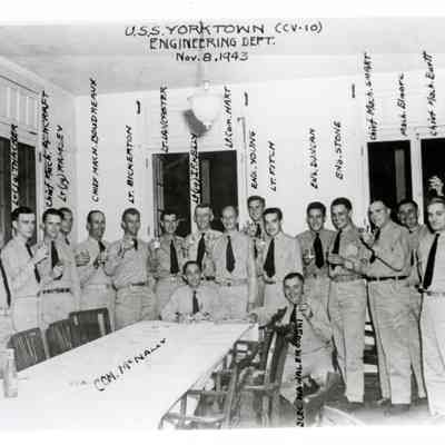 USS Yorktown (CV-10) Engineering Department, 1943