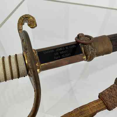 Naval Officer's Sword of James Cain