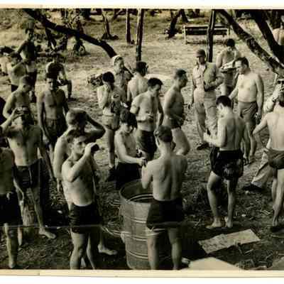Shore Liberty at Ulithi Island,1944