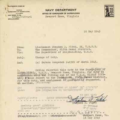 Change of Duty Request