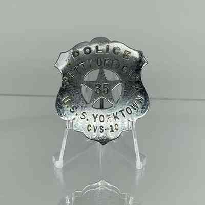 USS Yorktown (CVS-10) Police Petty Officer Badge