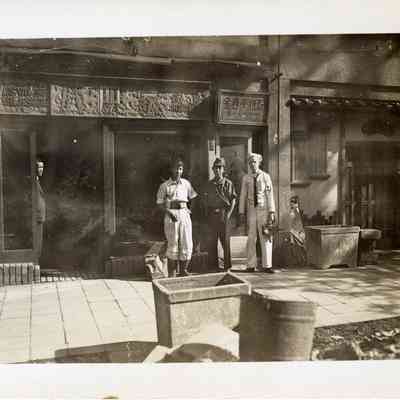 Sailor with Japanese Soldiers