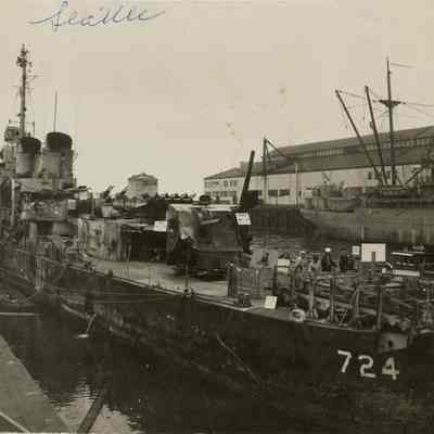 USS Laffey (DD-724) at Berth in Seattle