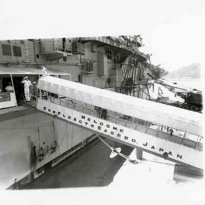USS Yorktown (CVS-10) Visits Sasebo, Japan in 1968