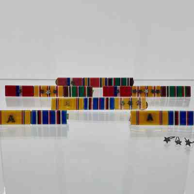 Naval Ribbon Bars of Lt. Stephen Fitch