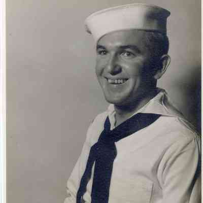 Warren Tucker in White Service Uniform