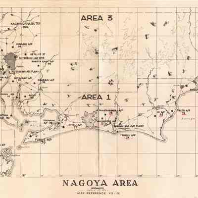Map of the Nagoya Area
