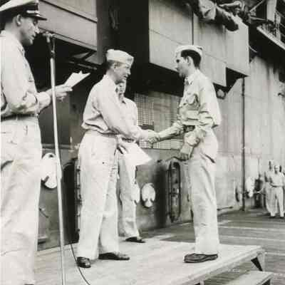 Gerald Hennesy Receiving Recognition