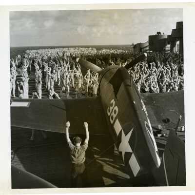 Morning Exercise on the Flight Deck