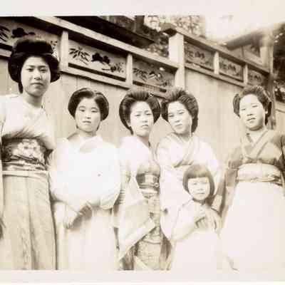 Japanese Women in Traditional Attire
