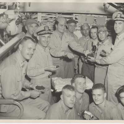 Celebrating the 37,000th Landing Aboard the USS Yorktown (CVA-10)