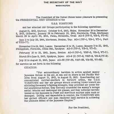 Presidential Unit Citation