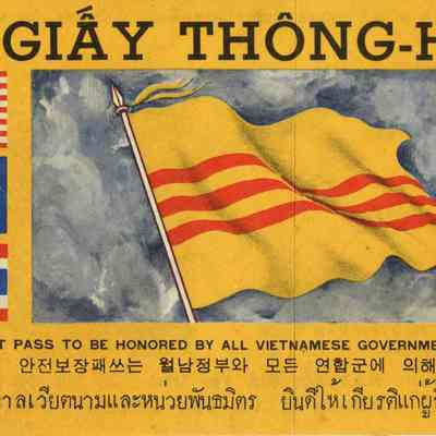 Two South Vietnamese Safe Conduct Passes