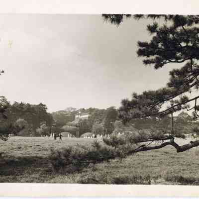 Sailors Touring the Imperial Palace Grounds