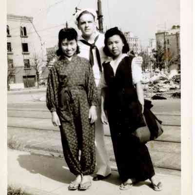 Sailor with Japanese Women