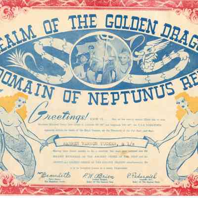 Realm of the Golden Dragon Certificate