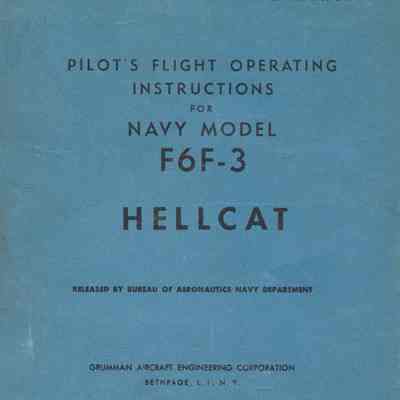 Pilot's Flight Operating Instructions for F6F-3 Hellcat