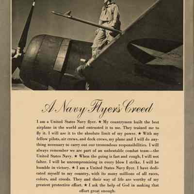 "A Navy Flyer's Creed"