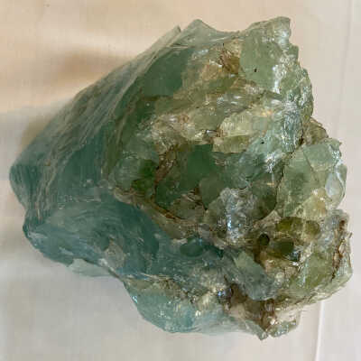 Aquamarine Slag Glass
