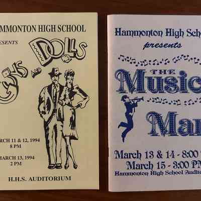 HHS Drama Production Handbills