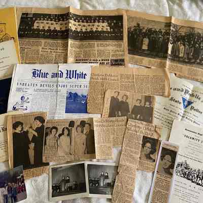 Charlotte DeMarco Cessato Hammonton School Memorabilia