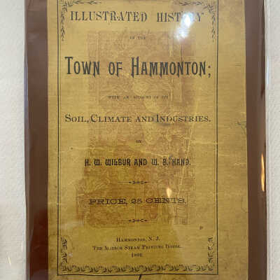 Book- Illustrated History- Town of Hammonton