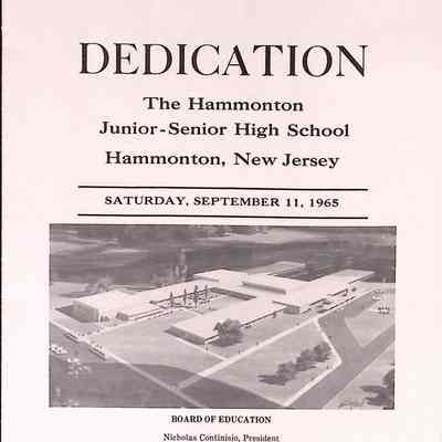 1965 Dedication- Hammonton Jr-Sr High School