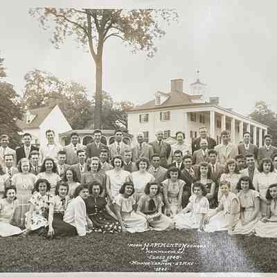 1948 HHS Class Trip to Mt. Vernon