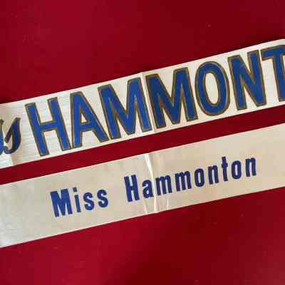 Miss Hammonton Sashes
