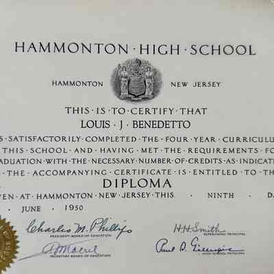 1950 HHS Diploma