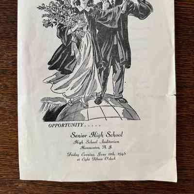 1948 HHS Commencement Program
