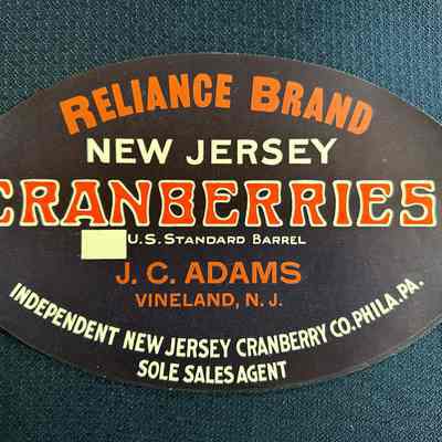 Cranberry Labels from Reliance Brand