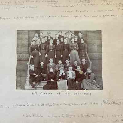 HHS Class of 1900-1903 Students and Teachers