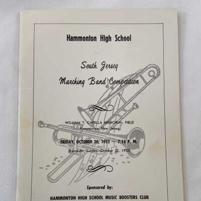 1972 South Jersey Marching Band Competition at HHS