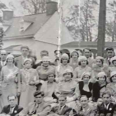 HHS Class of 1933- Senior Class Trip to Mt. Vernon