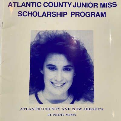 1985 Atlantic County Junior Miss Scholarship Program Pamphlet