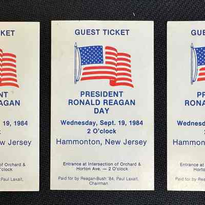 Guest Tickets for Ronald Reagan Day