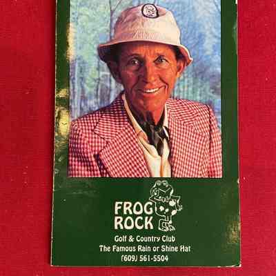 Scorecard, Frog Rock Golf & Country Club